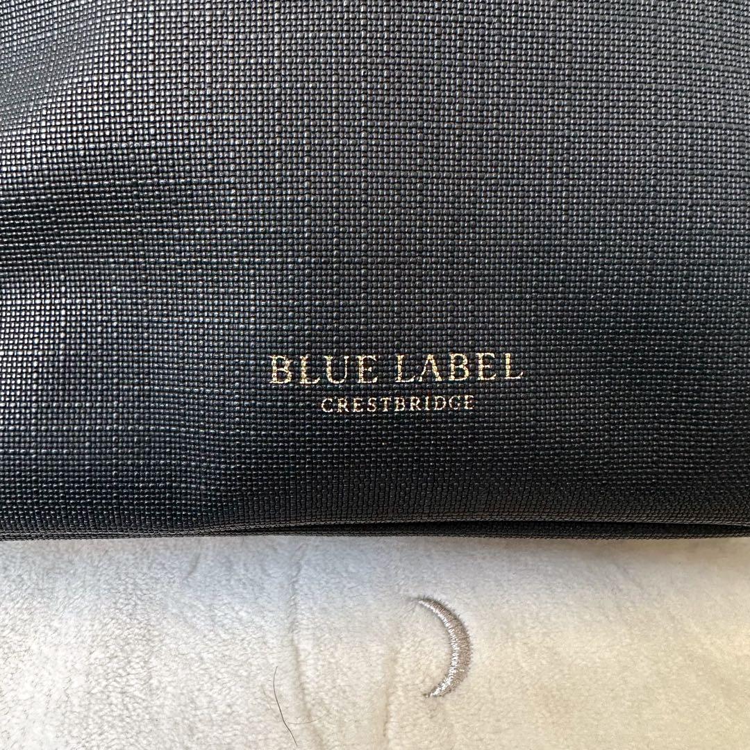 ブルーレーベルクレストブリッジ　ショルダーバッグ　CBチェック　ゴールド金具　黒