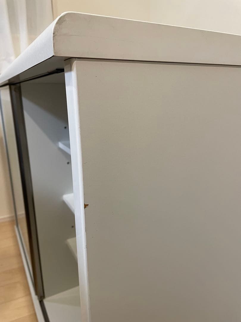 最終値下げ　ニトリ キッチンカウンター リーフ120CT 食器棚　白色