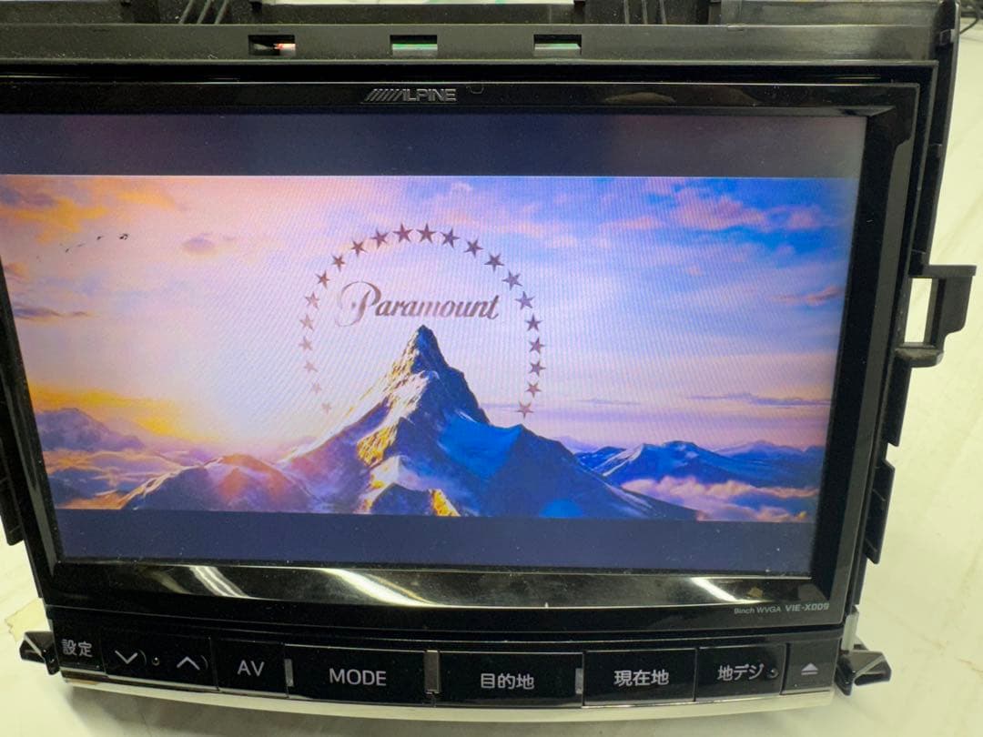 20系ヴェルファイア ALPINE VIE-X009 地図SDカード読み込み不良