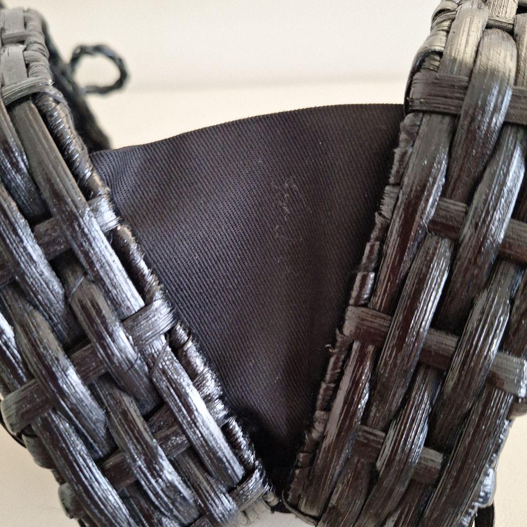 新品 ビームス かごバッグ 黒 ARANAZ