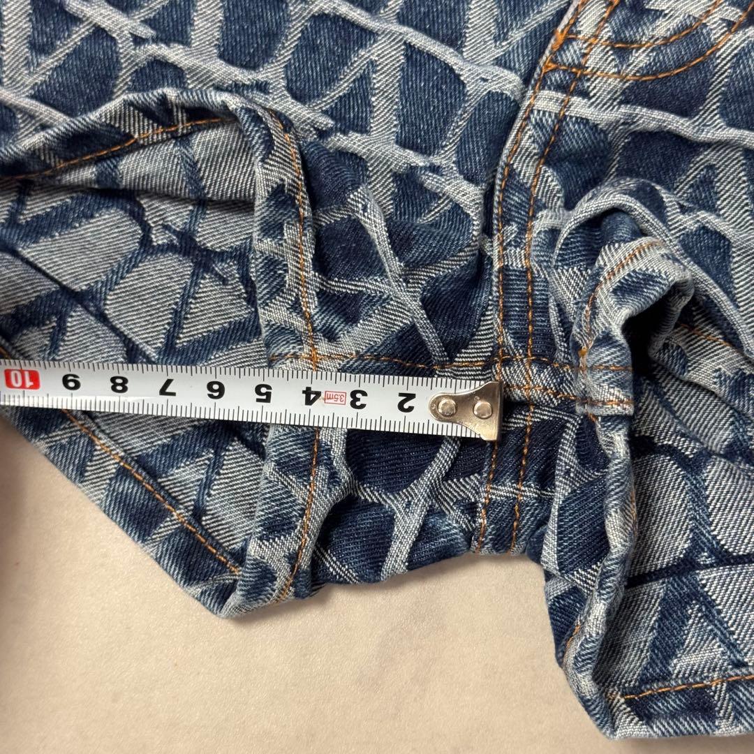 VALENTINO ヴァレンディノ　トワルイコノグラフ デニム　ショートパンツ