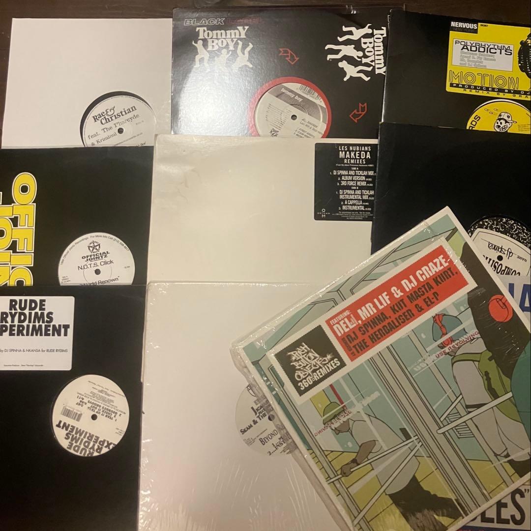 90s〜hiphop DJ spina関連レコード ２０枚まとめ売り