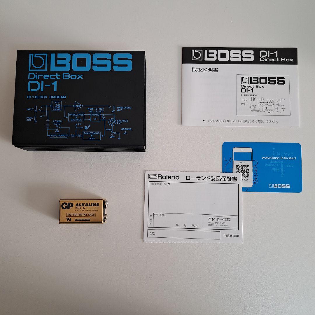 BOSS DI-1 ダイレクトボックス ②