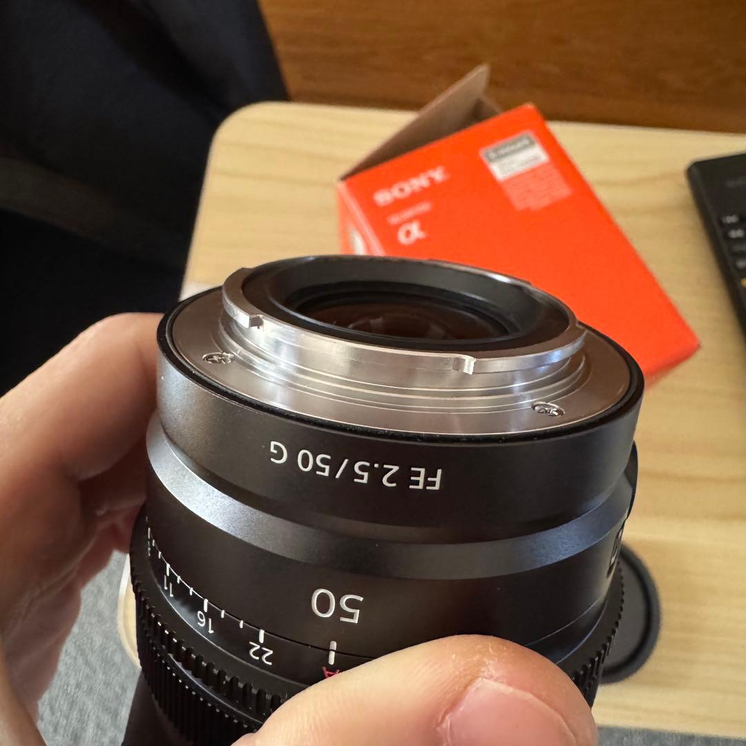 SONY SEL50F25G FE 50mm F2.5 G フィルター付き