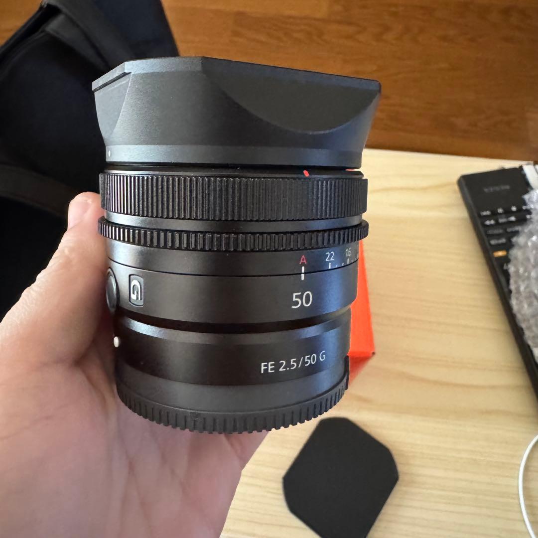 SONY SEL50F25G FE 50mm F2.5 G フィルター付き