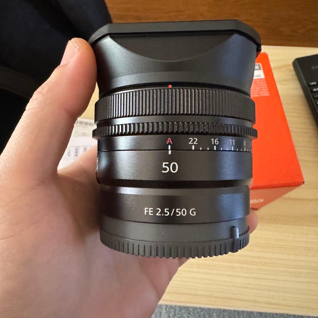 SONY SEL50F25G FE 50mm F2.5 G フィルター付き
