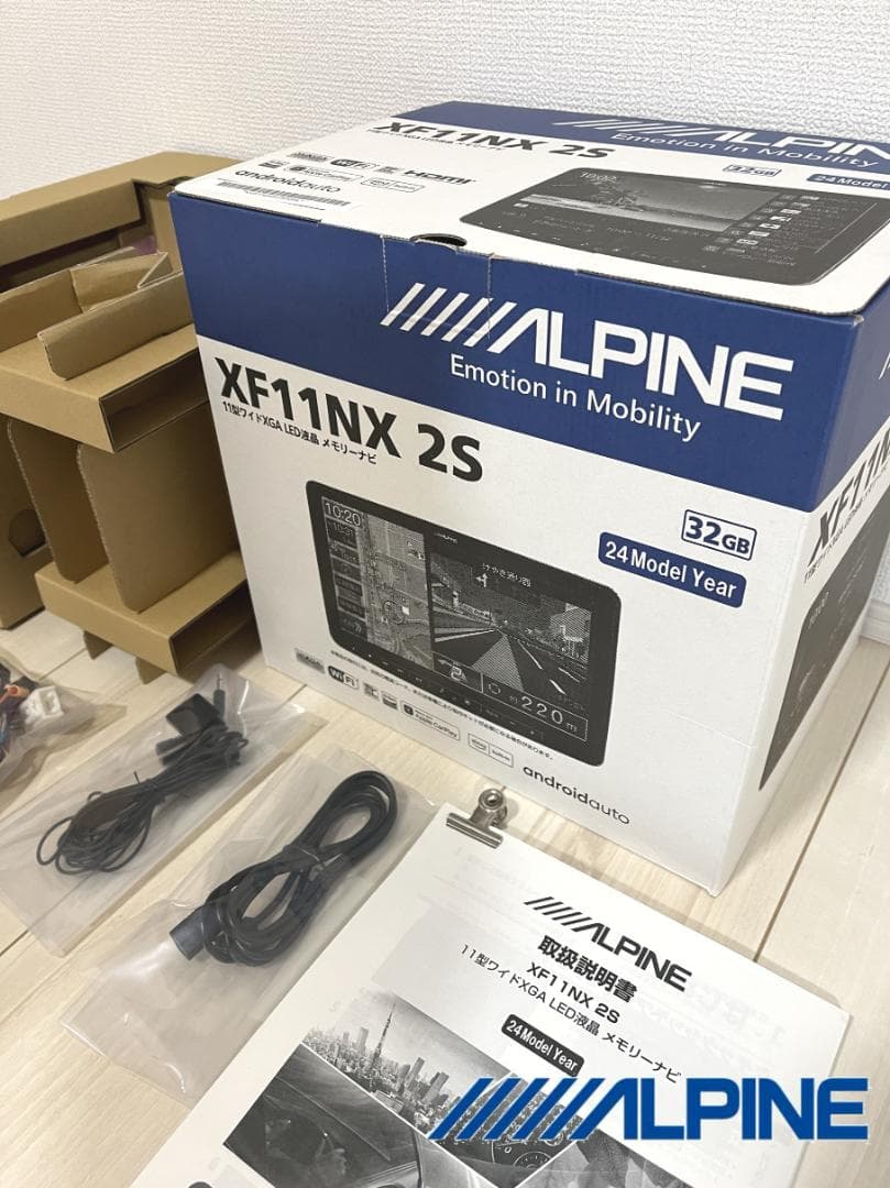 アルパインカーナビ フローティングビッグ XF11NX2S　24年　ハイエース