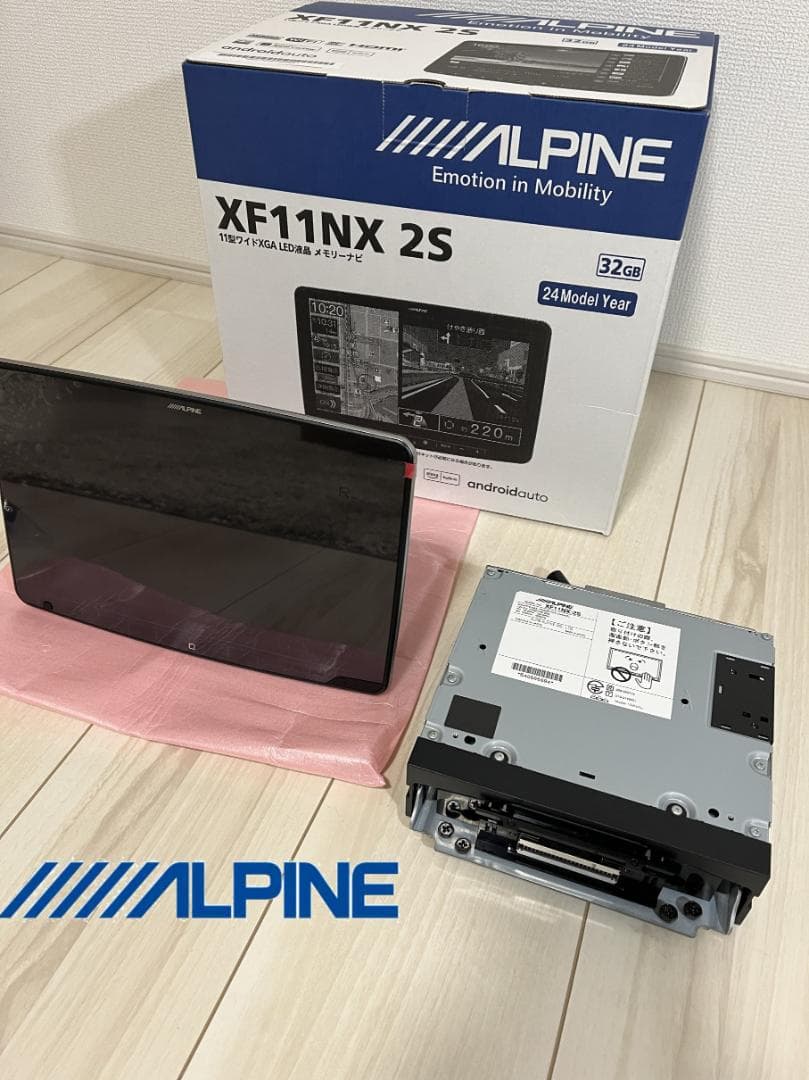 アルパインカーナビ フローティングビッグ XF11NX2S　24年　ハイエース