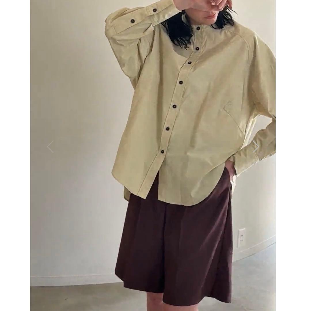 MACHATT 25SS タックハーフパンツ ブラウン38