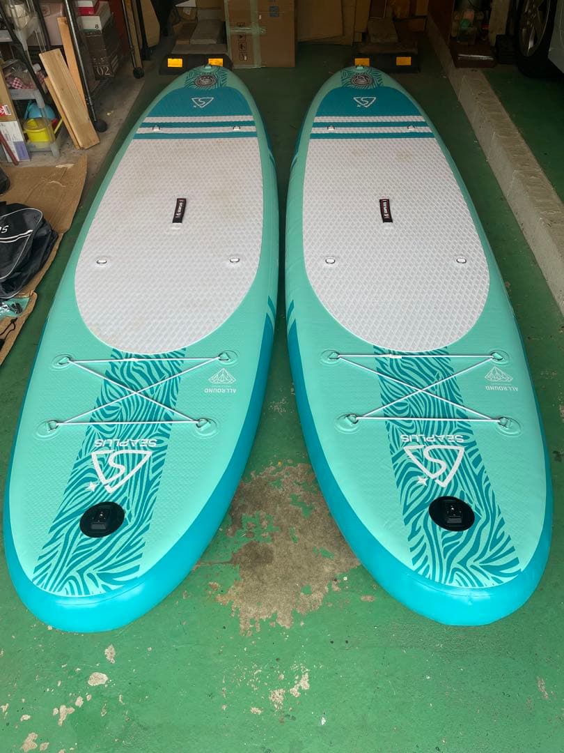 【手渡し可】★SEAPLUS★インフレータブルサップボード×2セット★初心者★