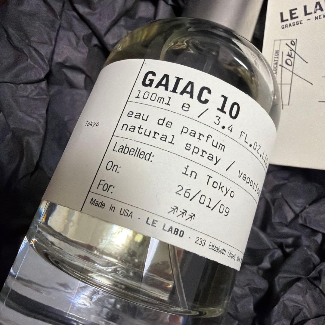 本日価格 東京限定 LELABO ルラボ GAIAC 10 ガイアック10