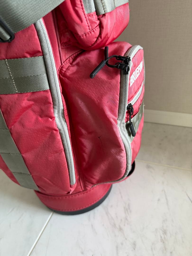 BRIEFING ブリーフィング キャディーバッグ　レッド