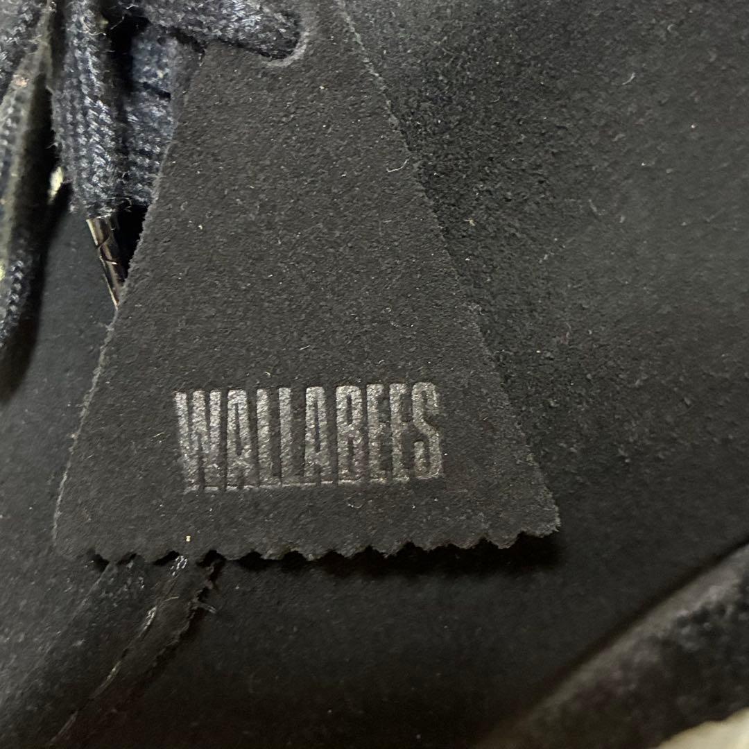 【美品】✨ クラークス ワラビー モカシン スエード ブラック　27cm