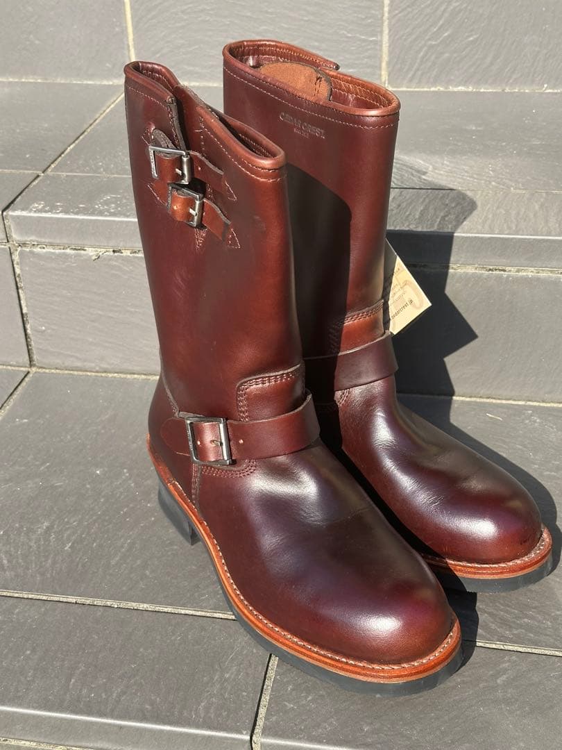 【ヴィンテージ】ブラウンレザーワークブーツ