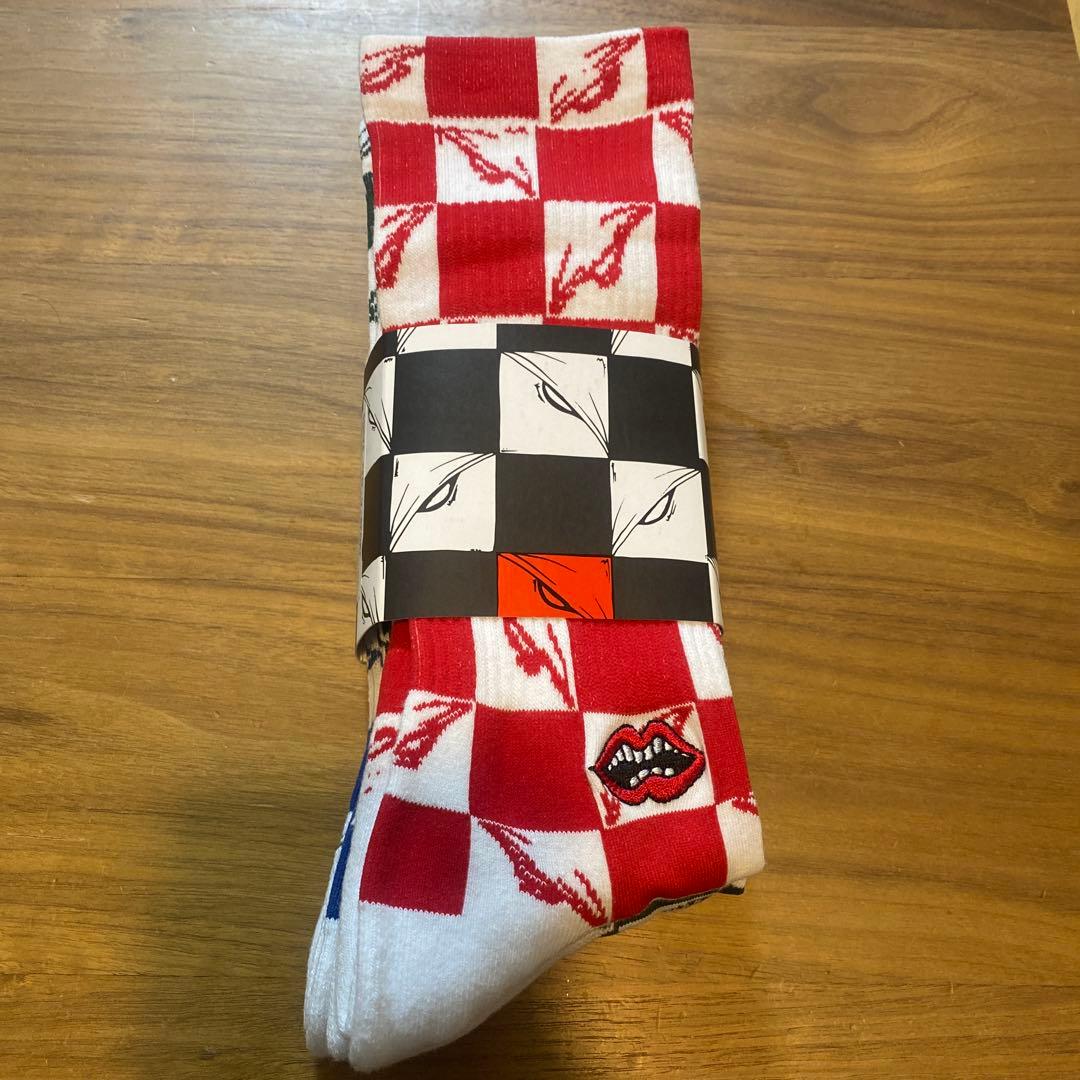 クロムハーツChrom Heartsチェック柄ソックス 3足セット 新品未使用