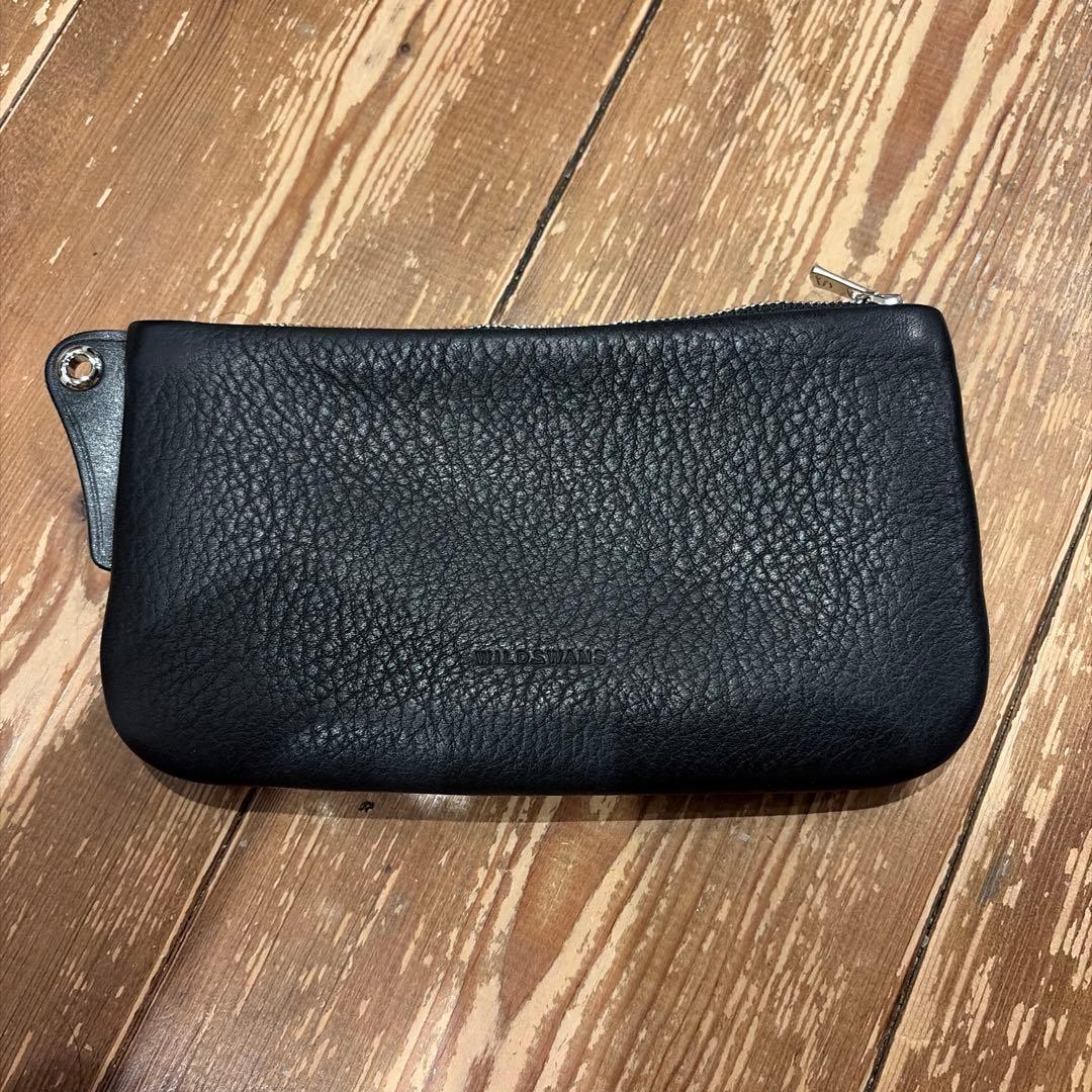 ワイルドスワンズ　ノーマ　ブラックレザーポーチ