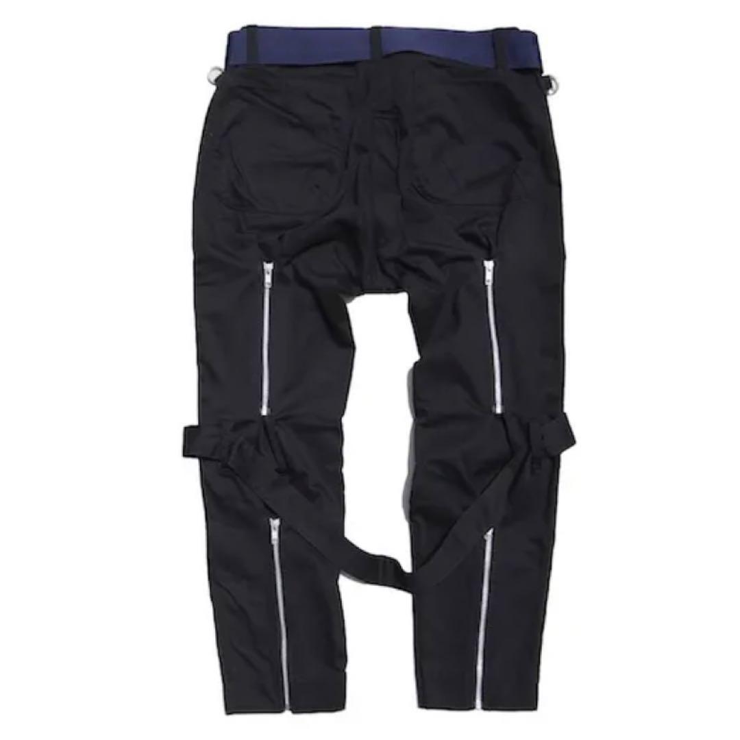 PEEL&LIFT 黒 L bondage trousers modern