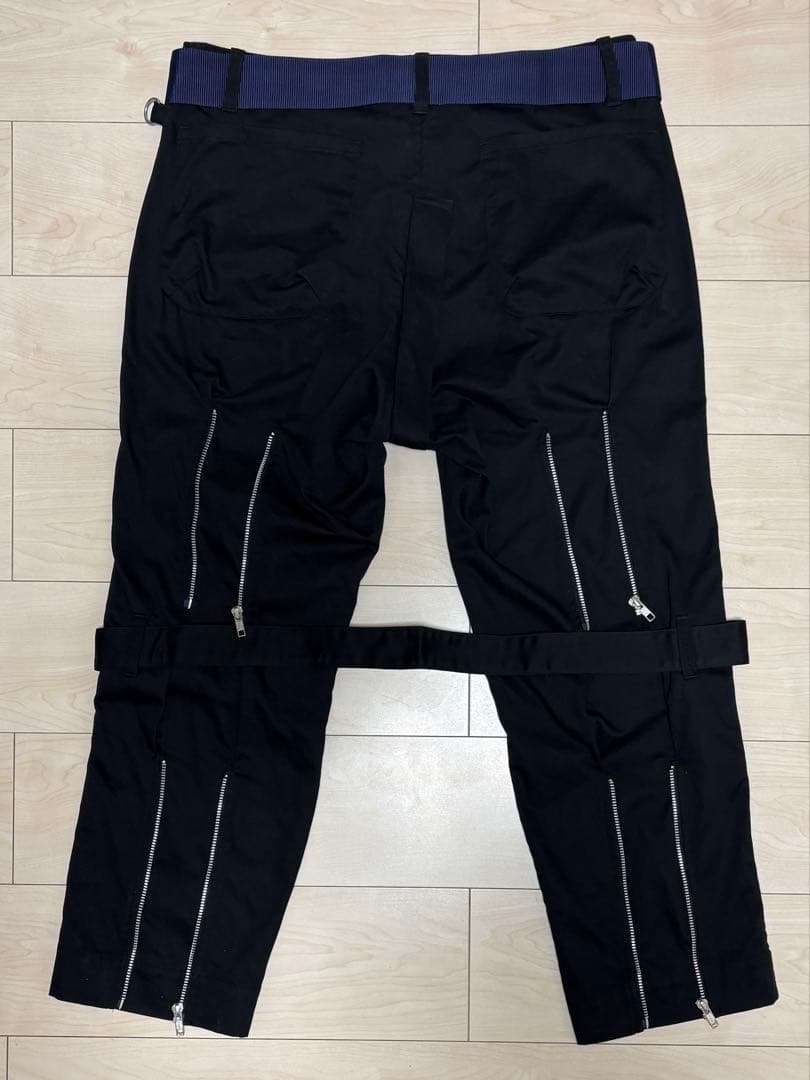 PEEL&LIFT 黒 L bondage trousers modern