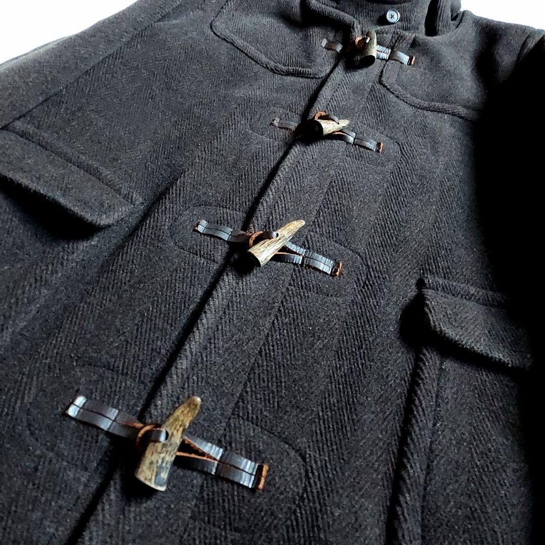 [美品]エーボンハウス　バロムブローサ　ダッフルコート　ヘリンボーン　ブラウン