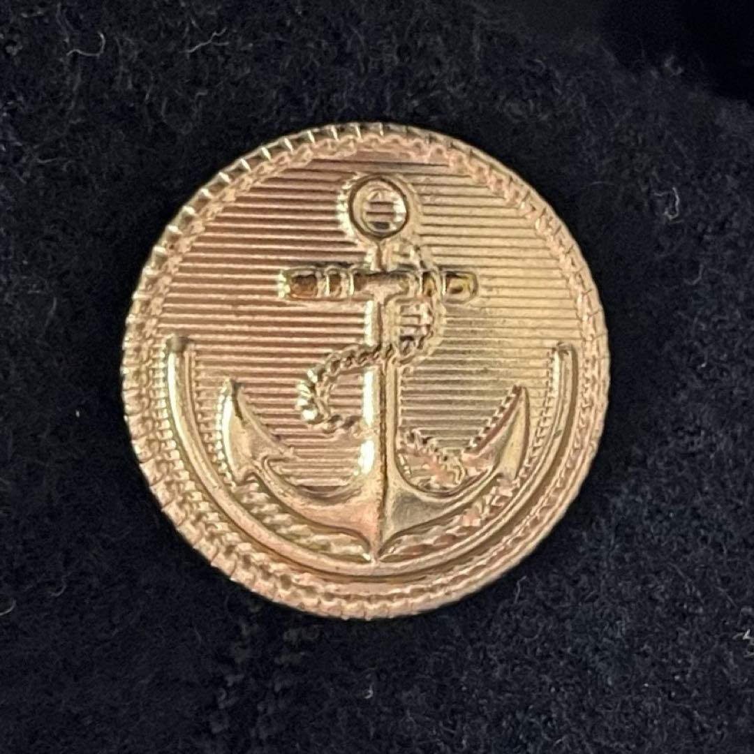 美品✨CADUNE ピーコート Pコート金ボタン オーバーシルエット36ネイビー