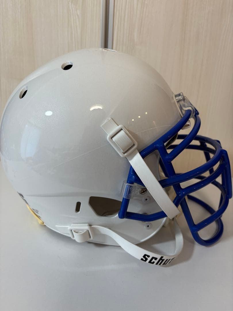 Schutt アメリカンフットボールヘルメット ホワイト/ブルー