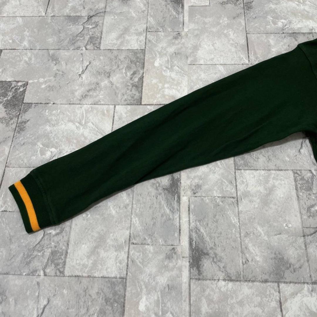 90s NIKE ラガーシャツ 長袖 刺繍ロゴ 南アフリカ代表 銀タグ ラグビー