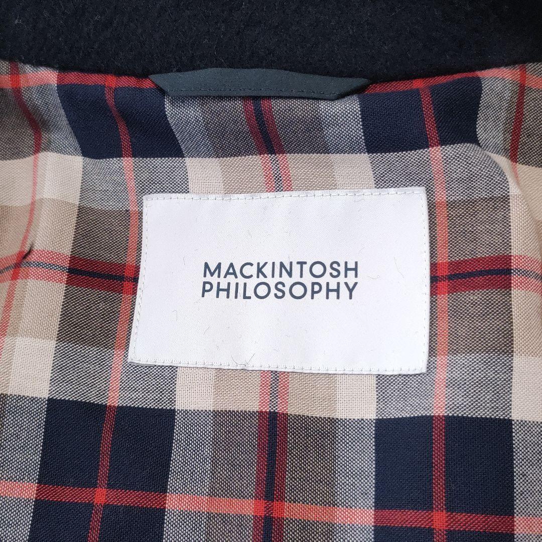 美品✨マッキントッシュフィロソフィー　カシミヤタッチメルトンオーバーコート