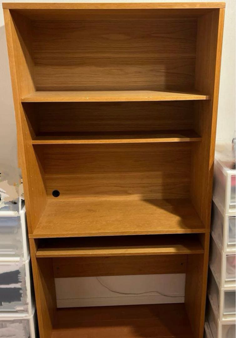 無印良品 スタッキングキャビネット・デスクユニット・オーク材