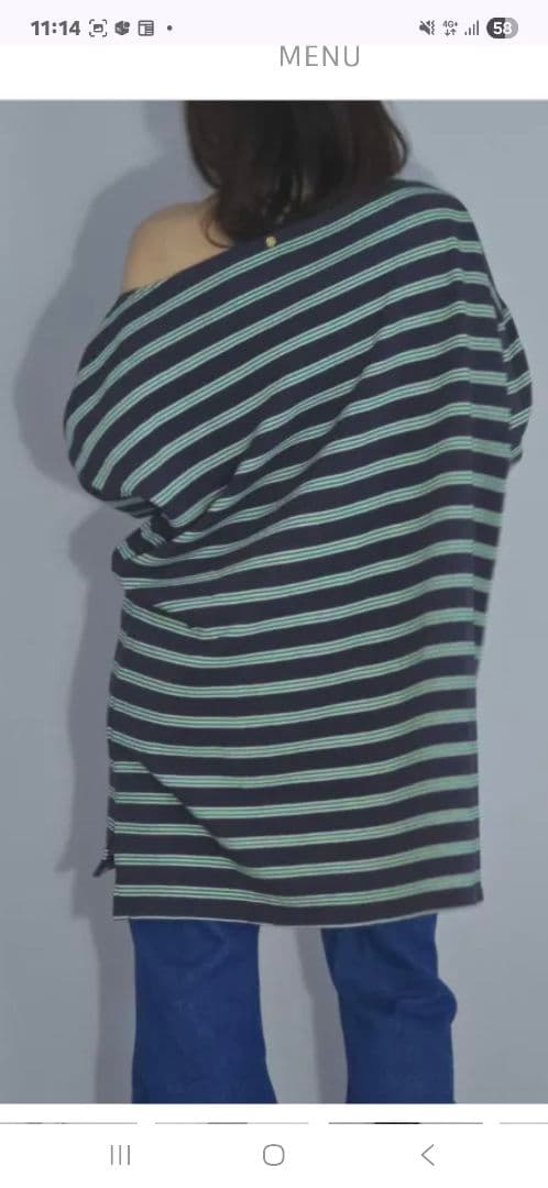 lui jewelry ロングティー/グレー