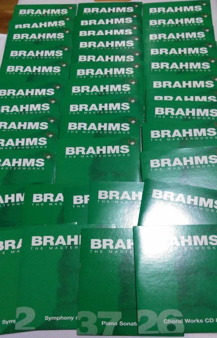 2BOXセット80CD★シューベルトマスターワークス40CD＆ブラームス40CD