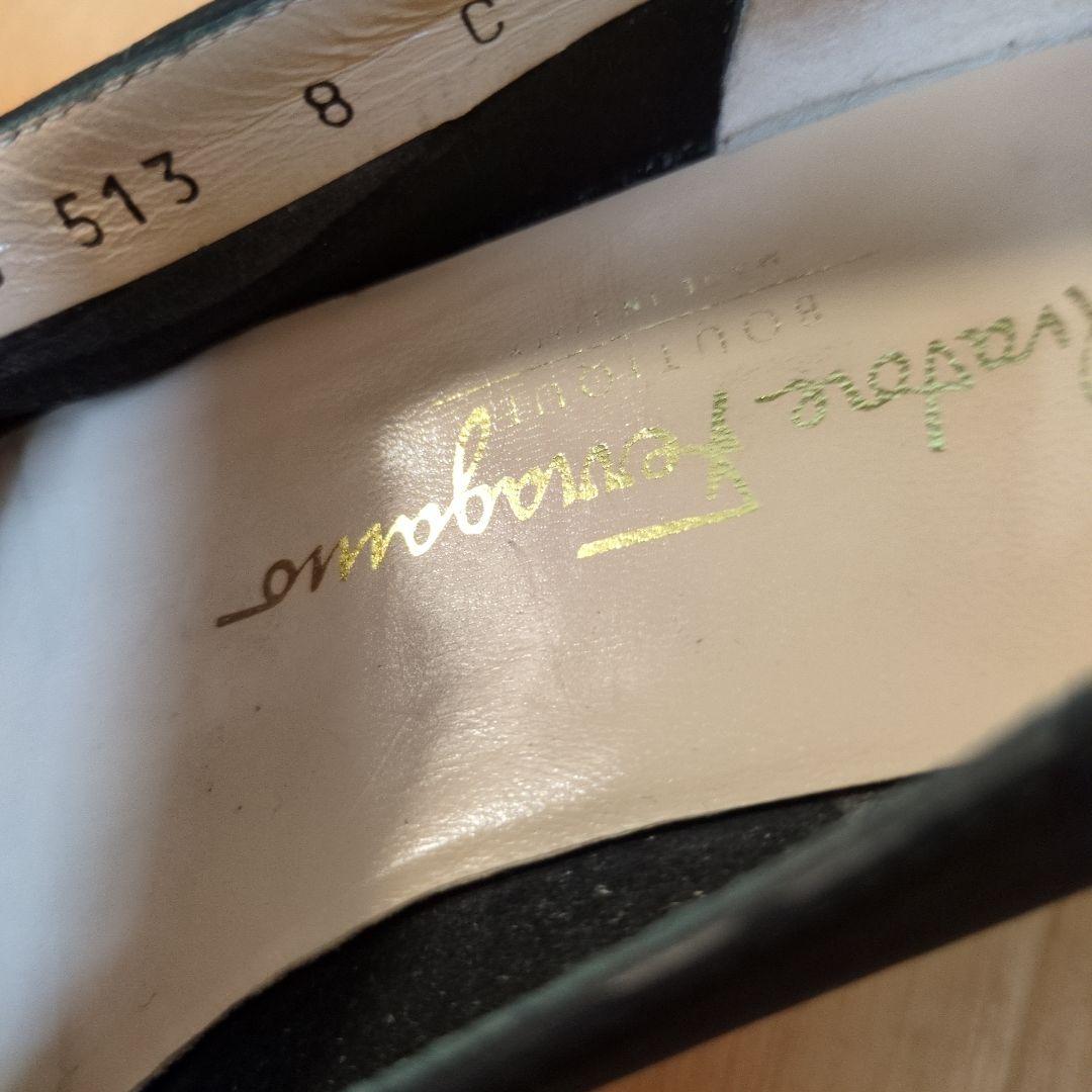 フェラガモバレエシューズ8C.25センチ