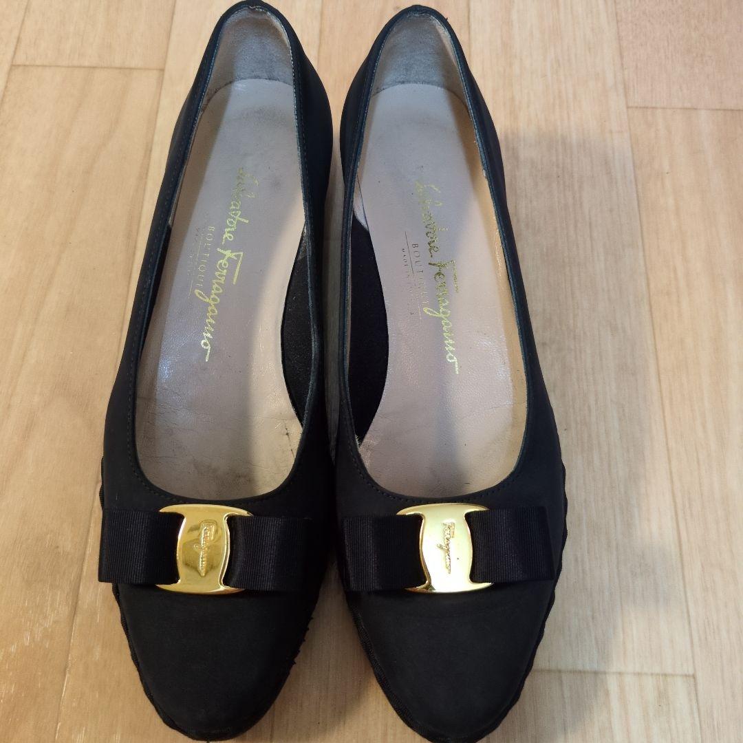 フェラガモバレエシューズ8C.25センチ
