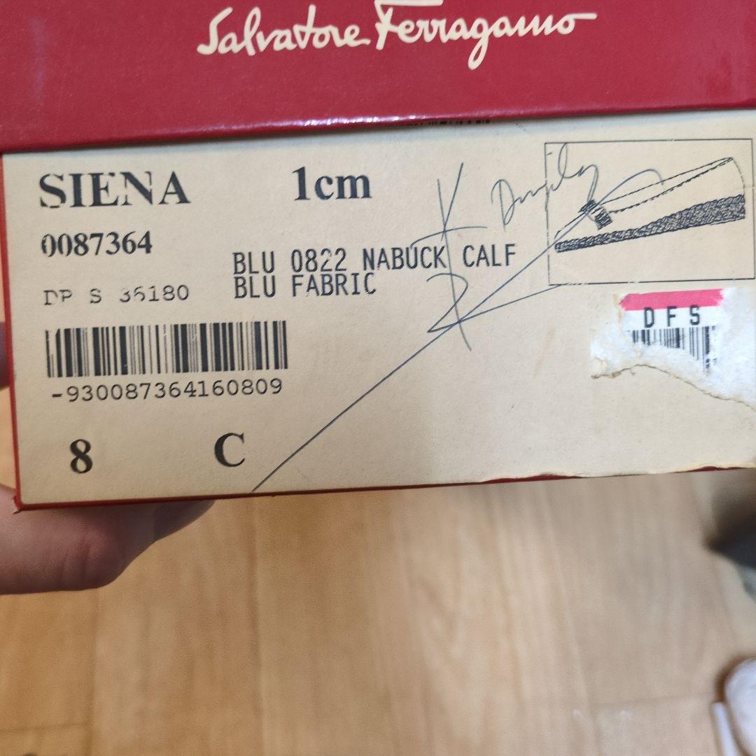 フェラガモバレエシューズ8C.25センチ