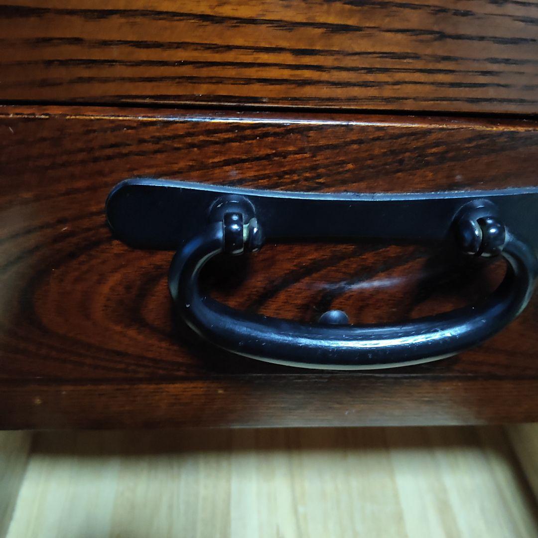 専用です。和箪笥 ダークブラウン　茶箪笥 6引き出し スラットデザイン