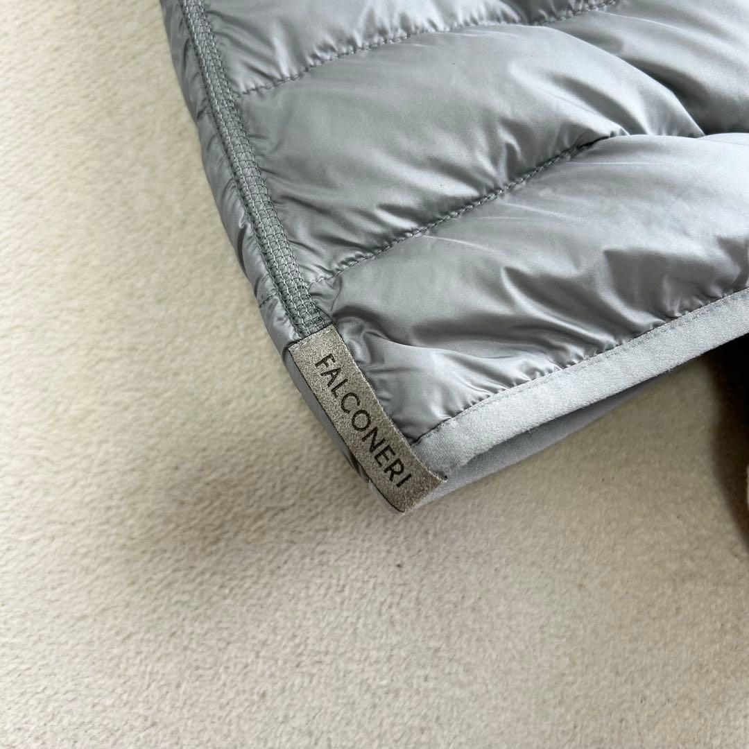 FALCONERI リバーシブル ダウン90%／カシミヤ90% ベスト　上質