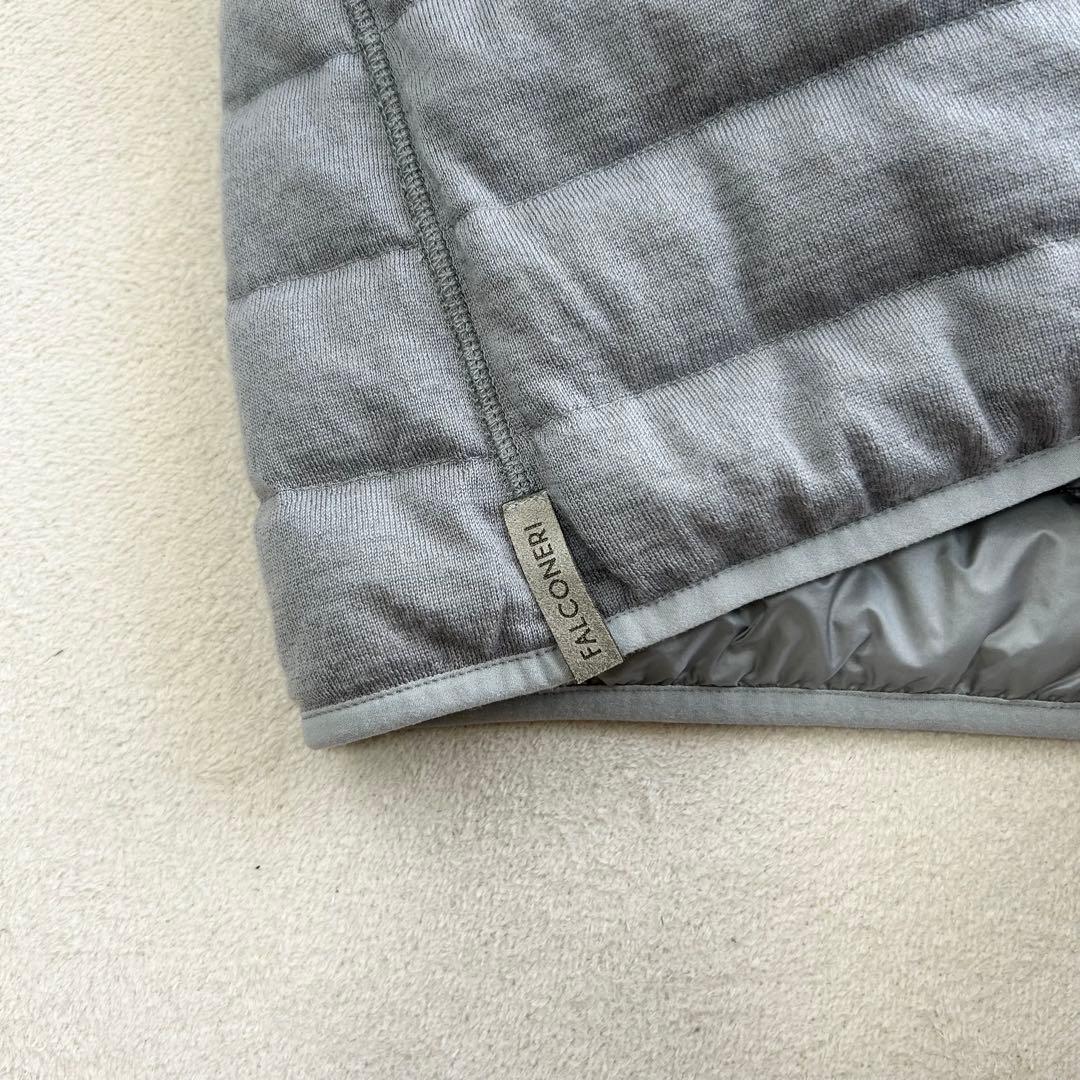 FALCONERI リバーシブル ダウン90%／カシミヤ90% ベスト　上質