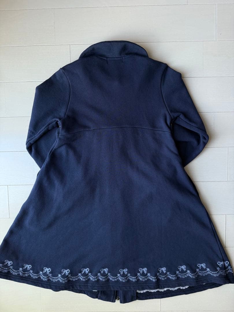 メゾピアノ　衿付き前開きワンピース　130 バレエ