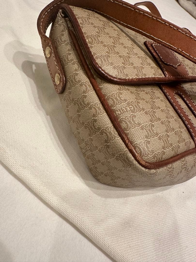CELINE ベージュ ショルダーバッグ