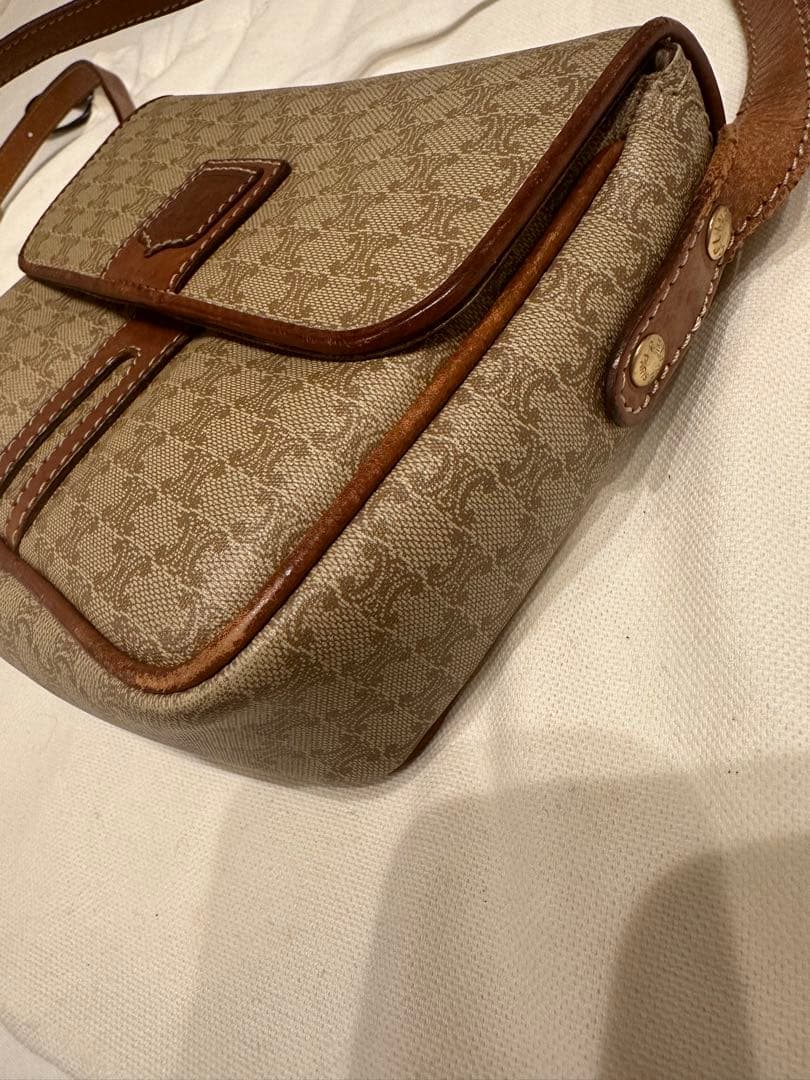 CELINE ベージュ ショルダーバッグ