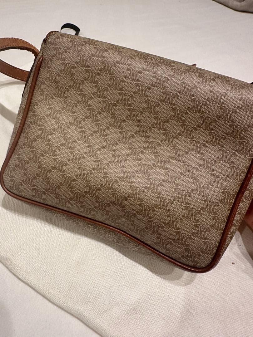 CELINE ベージュ ショルダーバッグ