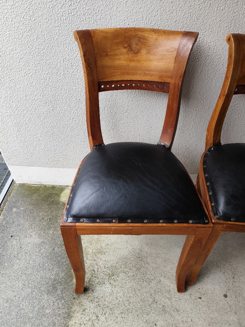 【yasu】カリッジマーケット チーク材 イタリーノアームチェア①