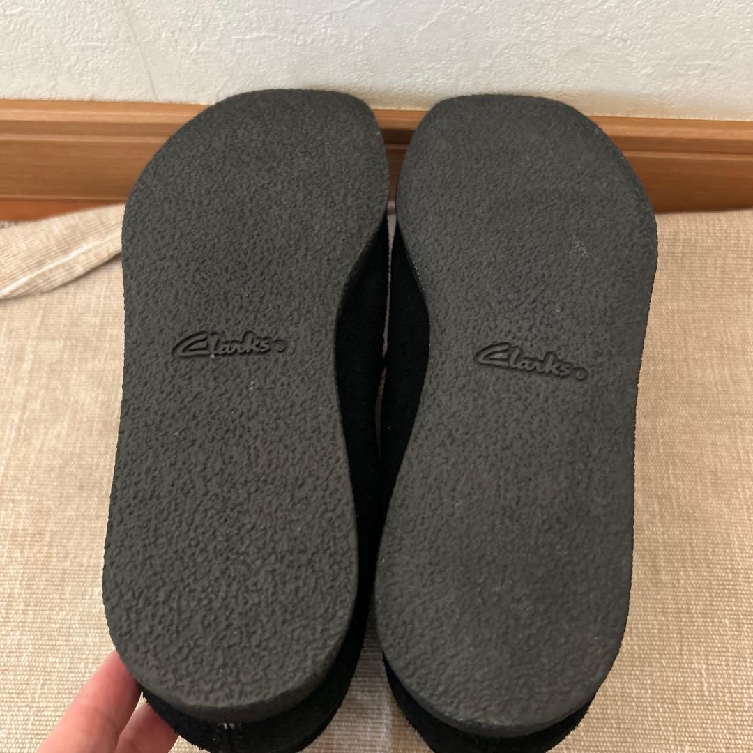 美品！Clarks Wallabees ブラック スエード23.0