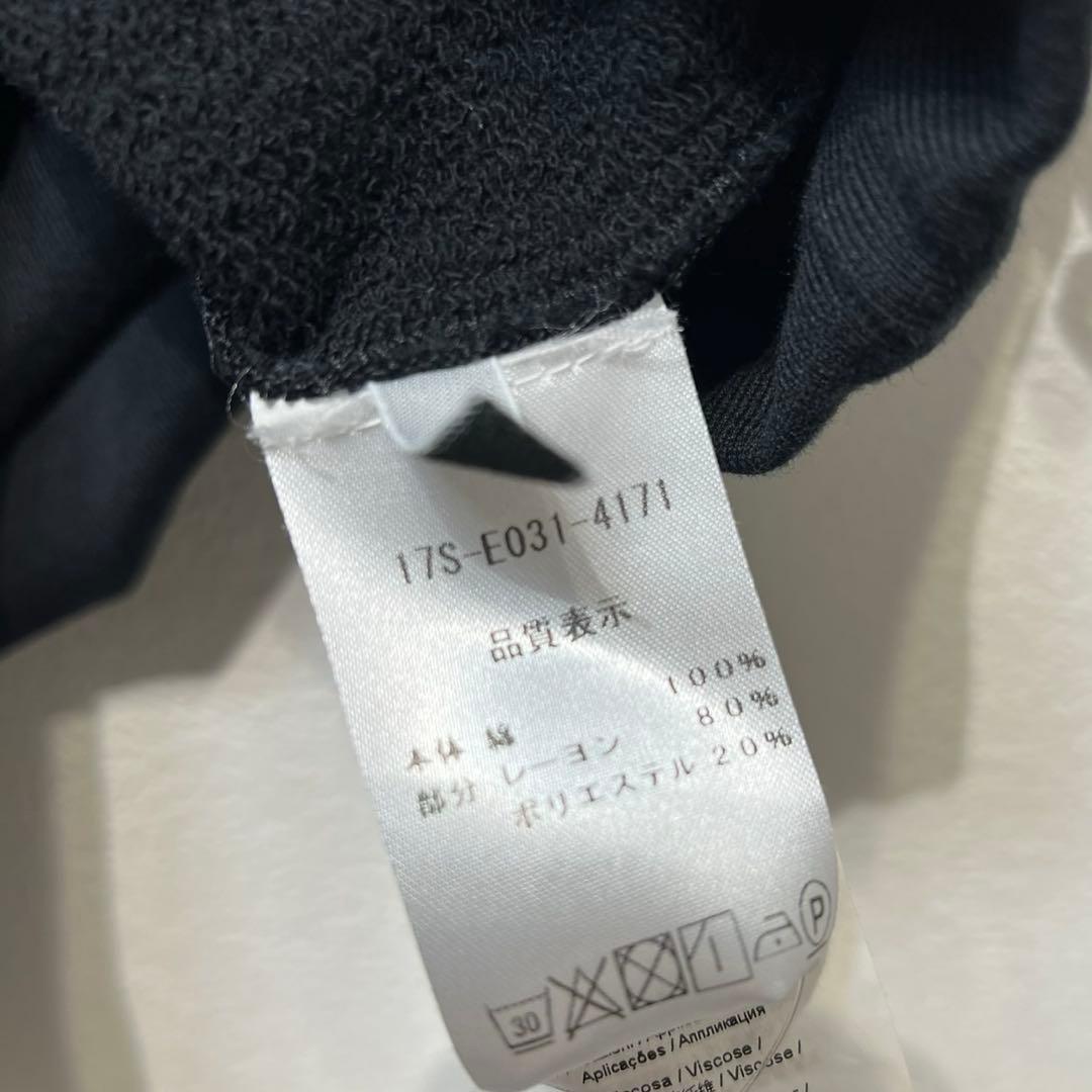 希少 美品 N°21 変形 アシンメトリー フリンジ デザイン スウェット 36