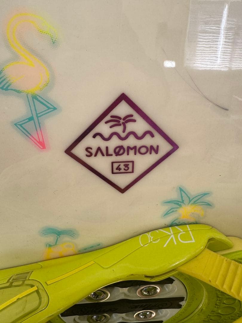 専Salomon OH YEAH ネオンイエロー 143cm FLUX RK30