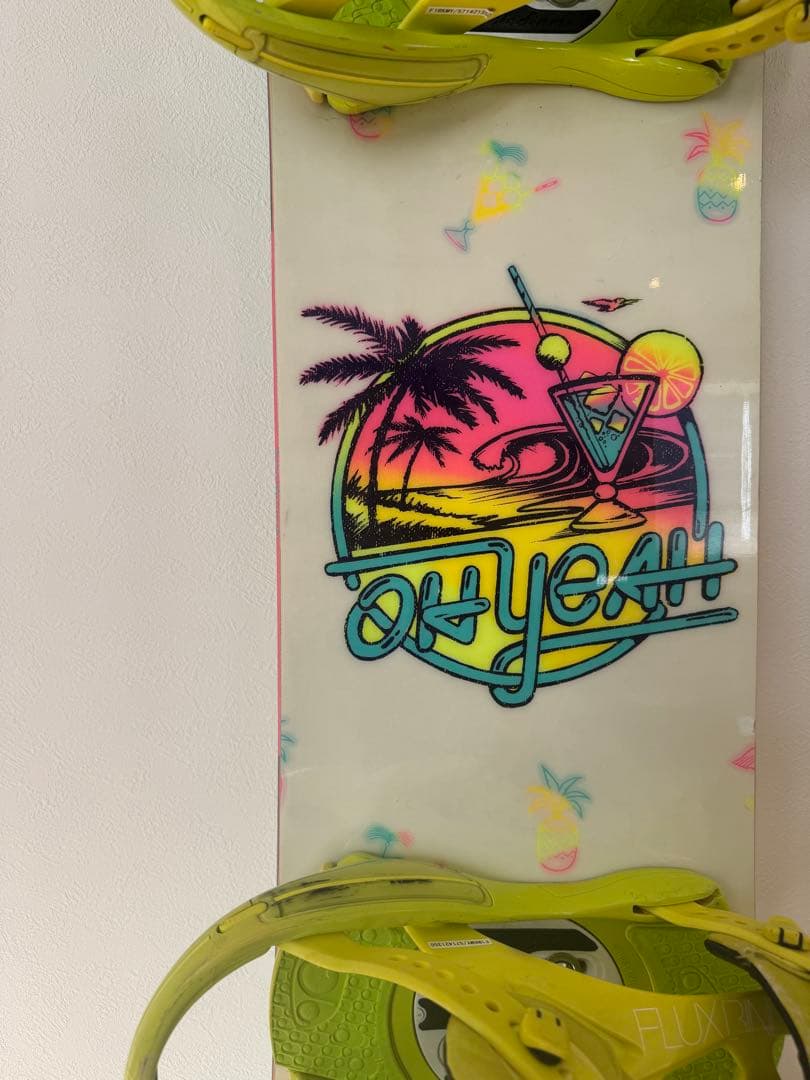 専Salomon OH YEAH ネオンイエロー 143cm FLUX RK30