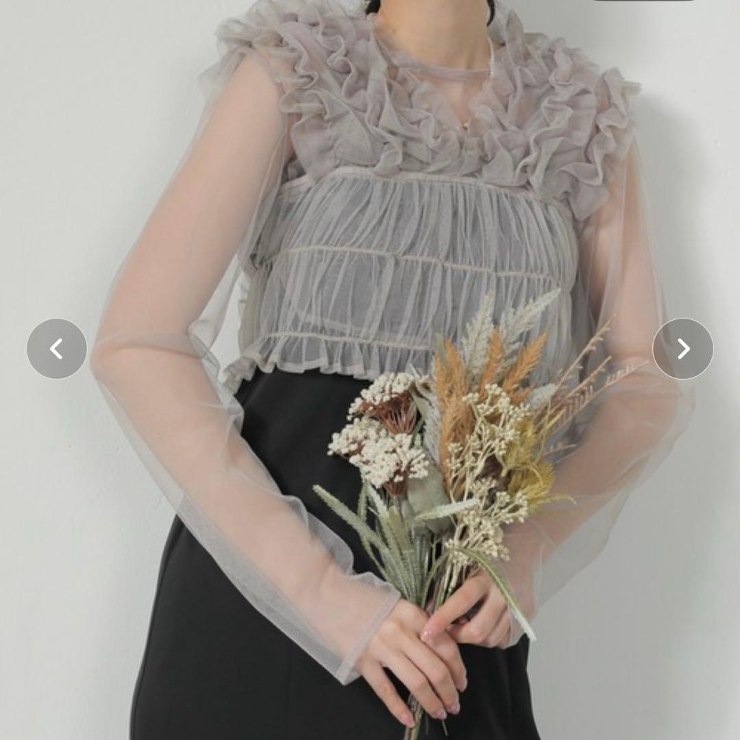 Kana フリルベストシアートップス ワンピース