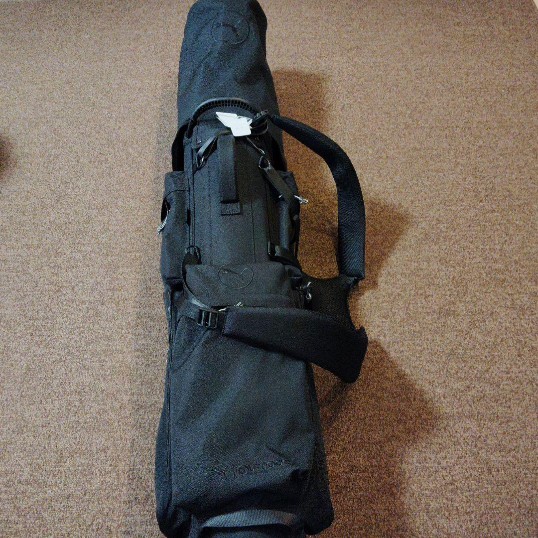 OUTDOOR PRODUCTS ゴルフバッグ プーマ ブラックスタンド式