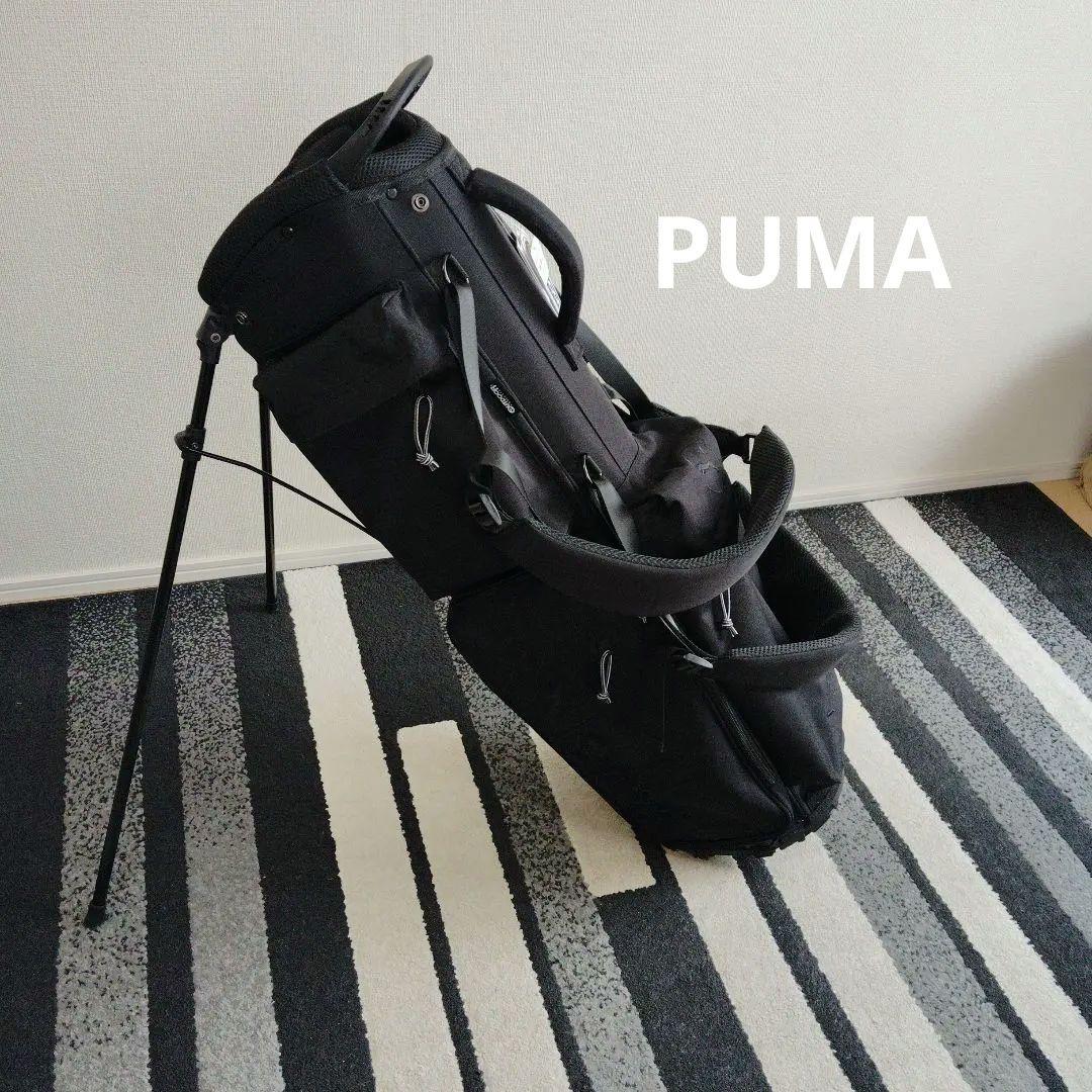 OUTDOOR PRODUCTS ゴルフバッグ プーマ ブラックスタンド式