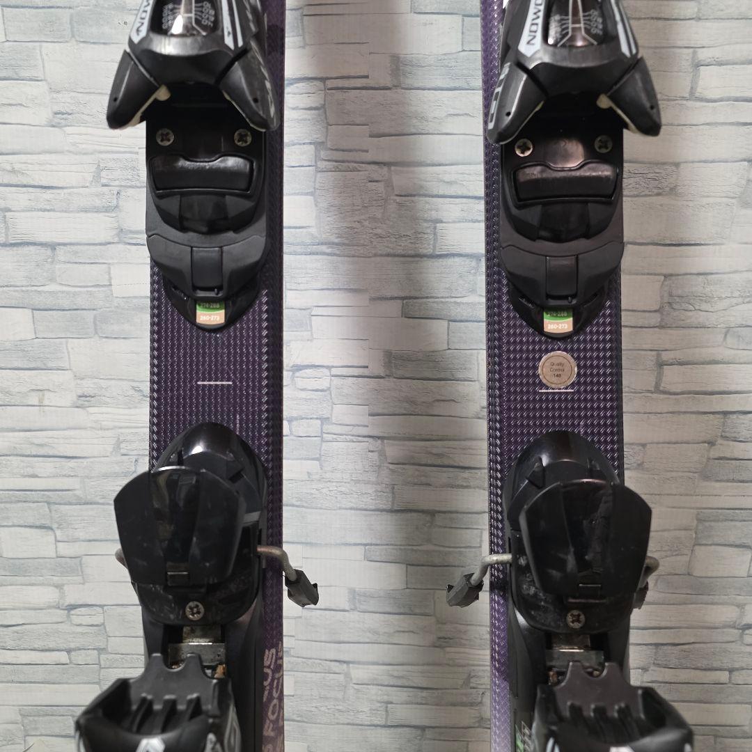 サロモン SALOMON Focus 145cm ショートカービングスキーセット