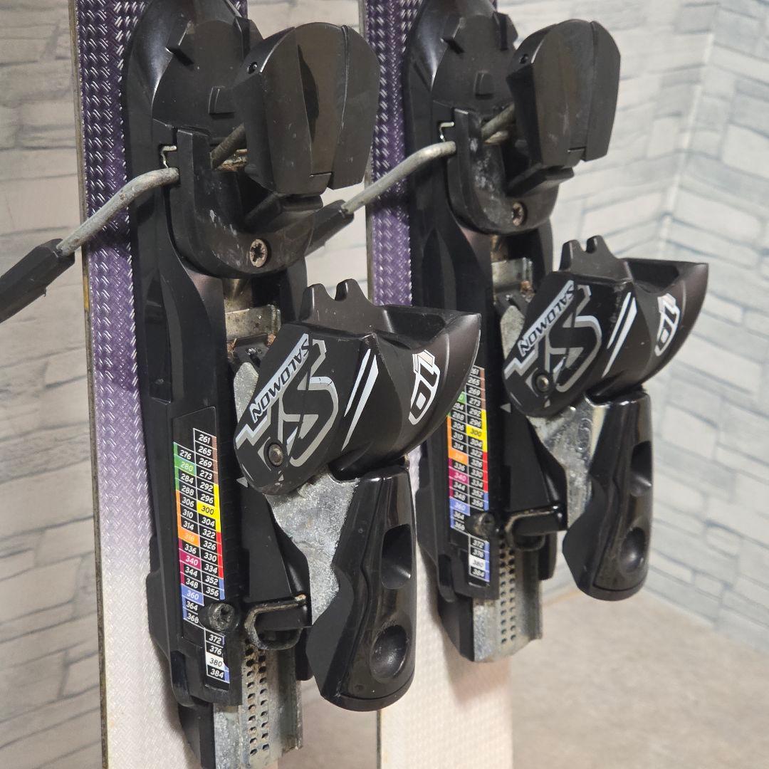 サロモン SALOMON Focus 145cm ショートカービングスキーセット